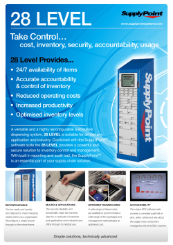 28 level - Supply Point Systems