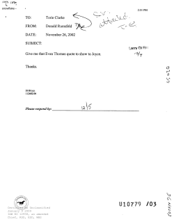 11/26/2002 EVAN THOMAS QUOTE TO SHOW JOYCE