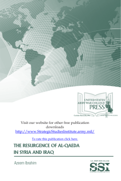 The Resurgence of Al-Qaeda in Syria and Iraq