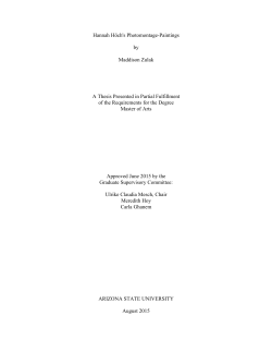 Hannah H&ouml;ch`s Photomontage-Paintings by Maddison Zulak A