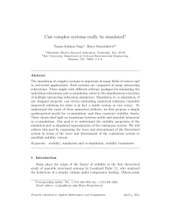 Can complex systems really be simulated?