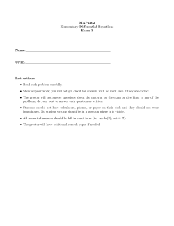 Exam 3 - People