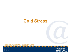 Cold Stress