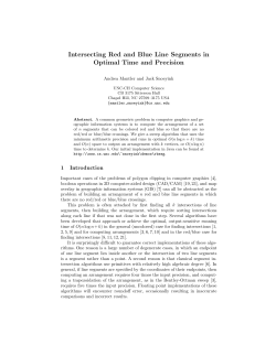 Intersecting Red and Blue Line Segments in Optimal Time and