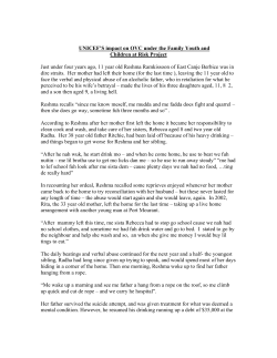 Just under four years ago, an 11 year old Reshma