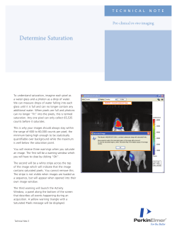 Determine Saturation