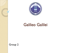 Galileo Galilei, intellectual revolution and post Galileo time