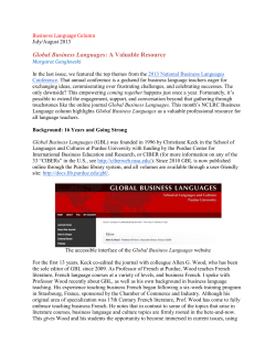 Global Business Languages: A Valuable Resource