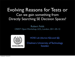 Can we gain something from Directly Searching SE Decision Spaces?