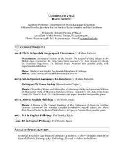 Assistant Professor, Department of World Language Education