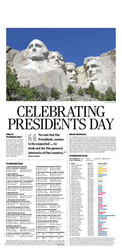 No one but the President, seems to be expected