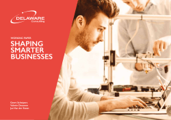 shaping smarter businesses