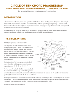 Circle of 5th Chord Progression