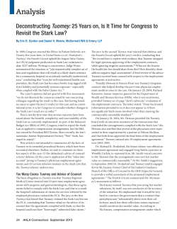 Deconstructing Tuomey: 25 Years on, Is It Time for Congress to