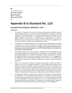 Appendix B to Standard No. 110