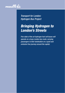 Bringing Hydrogen to London`s Streets