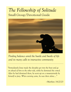 The Fellowship of Solitude - Millersville Community Church