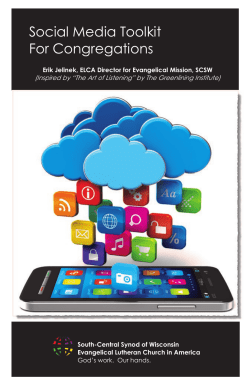Social Media Toolkit For Congregations - South