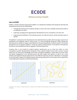 Making Learning Tangible