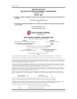 10k2015 - Southern Copper Corporation