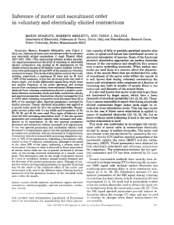 Inference of motor unit recruitment order in voluntary and