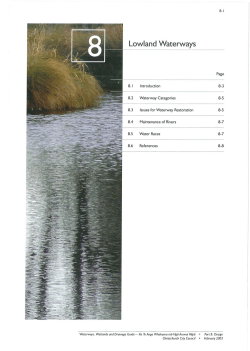 Waterways, Wetlands and Drainage Guide