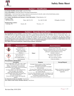 SDS - Telling Industries