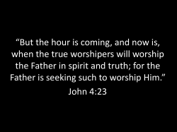 - Leaving Laodicea