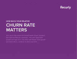 churn rate matters
