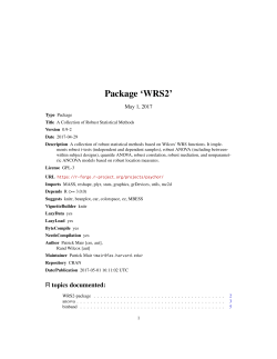 Package `WRS2`