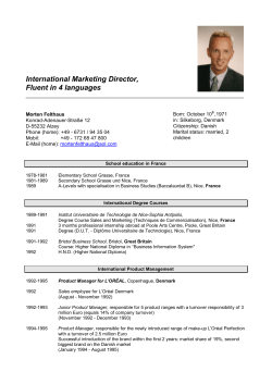 Morten Felthaus - English version - Morten Felthaus