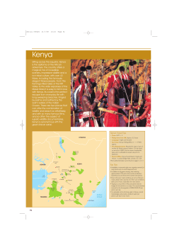 Sitting across the equator, Kenya is the epitome of the African