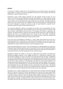 Macbeth - Mount Gilbert School