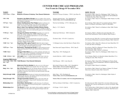 August 2014 Free List