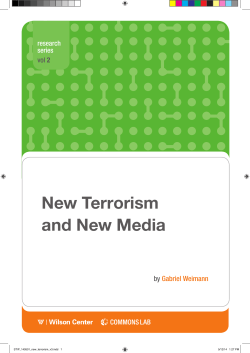 New Terrorism and New Media