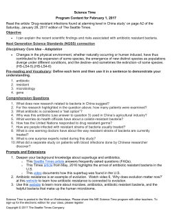 Science Time Program Content for February 1