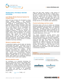 municipal potable water systems