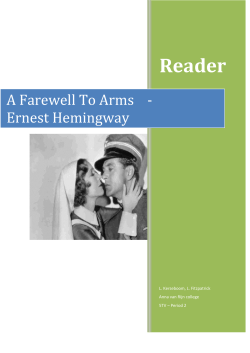 Appendix 5 5TV A Farewell To Arms Hemingway File 2015