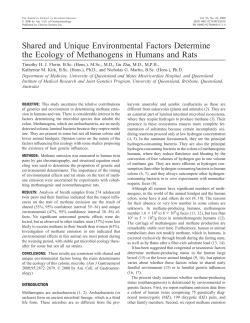 Shared and Unique Environmental Factors Determine the Ecology