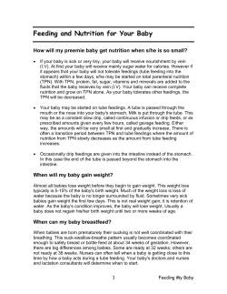 Feeding and Nutrition for Your Baby