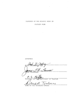 ELEMENTS OF THE BYRONIC HERO IN CAPTAIN AHAB