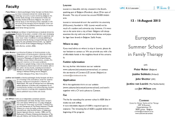 European Summer School