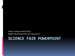 Science Fair PowerPoint