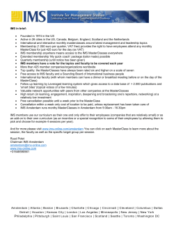 Amsterdam | Atlanta | Boston | Brussels | Charlotte | Chicago