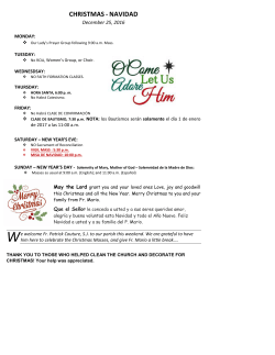 December 25, 2016 - St. Pius X Church