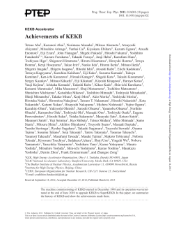 Achievements of KEKB