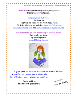 Little Inferring Pieces