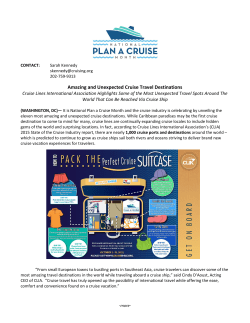 Amazing and Unexpected Cruise Travel Destinations