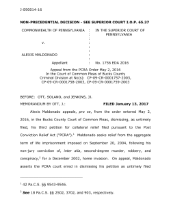 J-S90014-16 NON-PRECEDENTIAL DECISION