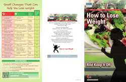 How To Lose Weight&hellip;